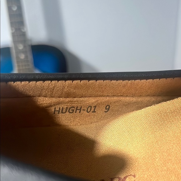 Bruno Marc Black Leather Loafers - Picture 4 of 8